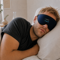 blå sovemaske model