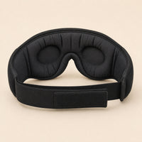 Sort sovemaske bagside